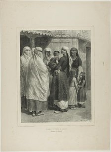 Tartar Women at the Baïdar, Crimea, August 26, 1837, 1842. Creator: Auguste Raffet.