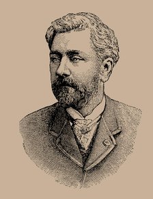 Gustave Eiffel (1832-1923), 1891. Creator: Figuier, Louis (1819-1894).