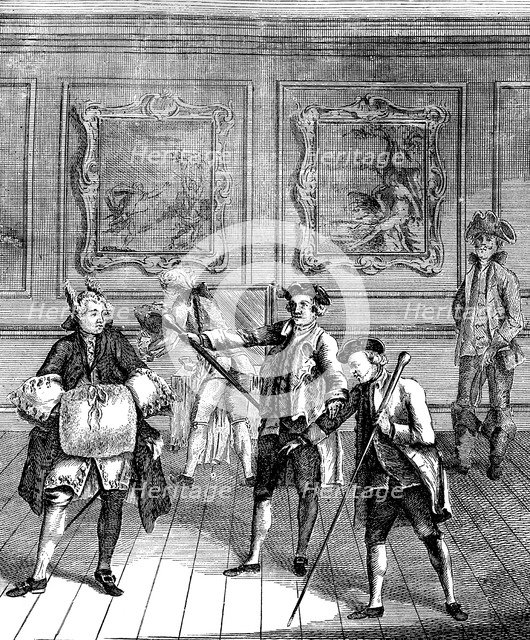 'The Buck Metamorphosed...', 1754.Artist: G Smith