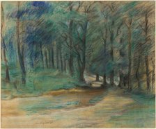 Woodland Path, 1890s. Creator: Lovis Corinth.