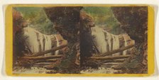 Delaware Water Gap. View of Marshall's Falls, from below., about 1869. Creator: E. & H.T. Anthony.