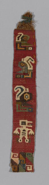 Fragment (Band), Peru, A.D. 800/1100. Creator: Unknown.