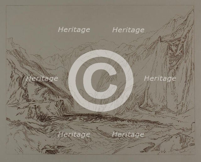 Sand Mountain Scene, n.d. Creator: John Ruskin.