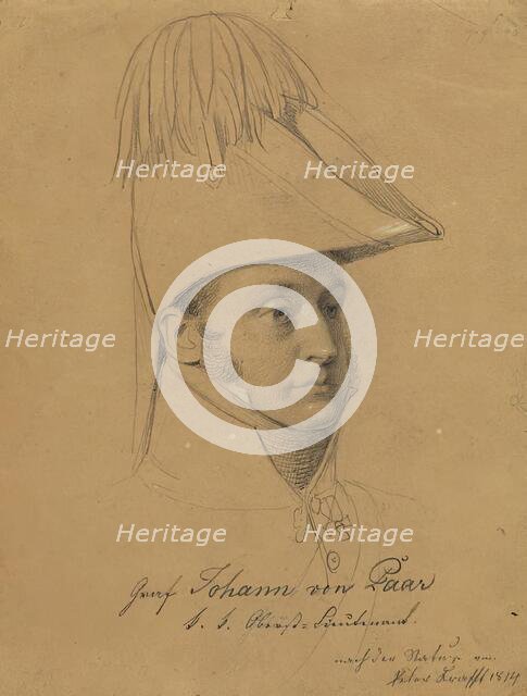 Count Johann von Paar, 1814. Creator: Johann Peter Krafft.