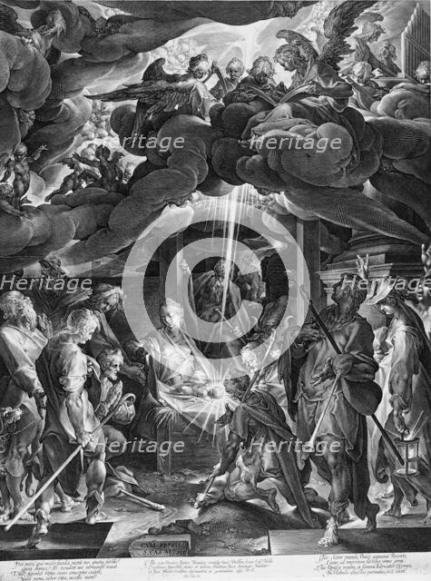 The Adoration of the Shepherds, 1606. Creator: Jan Muller.