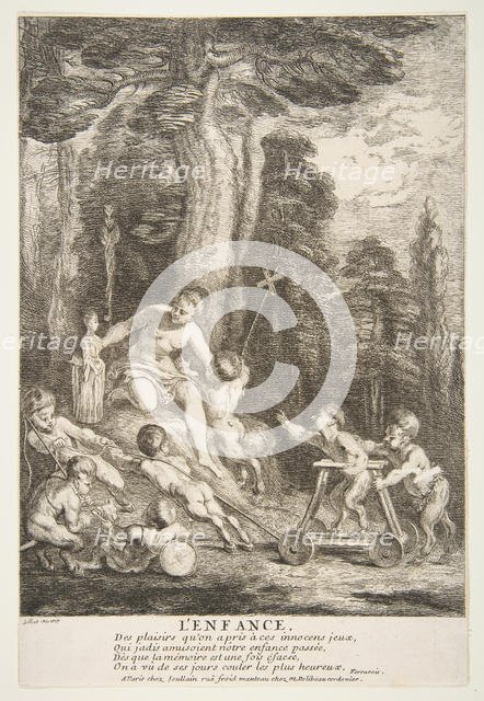 Adolescence.n.d. Creators: Claude Gillot, Jean Audran.