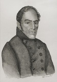 Vicente Gonzalez Moreno (1778-1839), Spanish general, 1842. Creator: Jose Gomez.