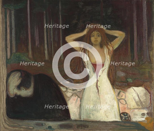 Ashes, 1895. Creator: Edvard Munch.