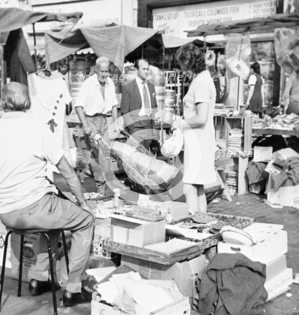 Street market scene, 1960s. Artist: Unknown
