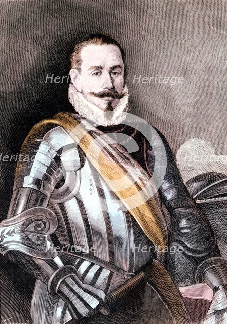 Pedro de Valdivia (1497 - 1554). Spanish militar and conqueror, he conquered Chile.