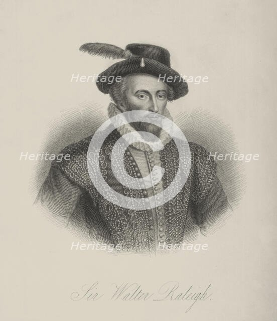 Sir Walter Raleigh, c1600, (1834-1837). Creator: Samuel Freeman.