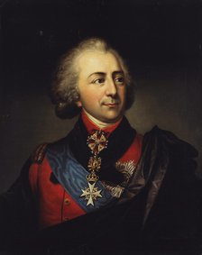 Portrait of Count Ivan Pavlovich Kutaysov, Late 18th century. Artist: Anonymous  