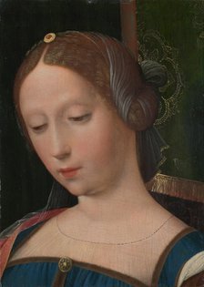 A Female Head, Mid of 16th cen.. Artist: Master of the Female Half-Lengths, (Workshop)  