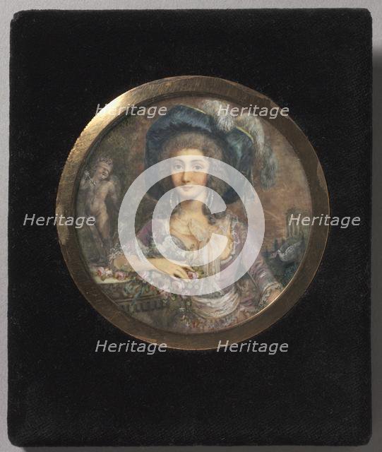 Portrait of Mademoiselle Colombi, 1788. Creator: Jacques Delusee (French, 1757-1833).