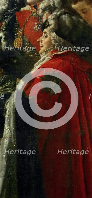 The Coronation of Napoleon at Notre-Dame. Detail: Charles Maurice de Talleyrand Périgord (1754-1838)