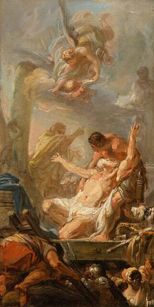 Scene from the Martyrdom of St. Andrew, 1758. Creator: Jean-Baptiste Deshays.