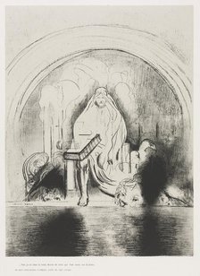 The Apocalypse of Saint John: And I Saw in the Right Hand of Him that Sat on the Throne..., 1899. Creator: Odilon Redon (French, 1840-1916); Blanchard; Ambroise Vollard (French, 1867-1939).