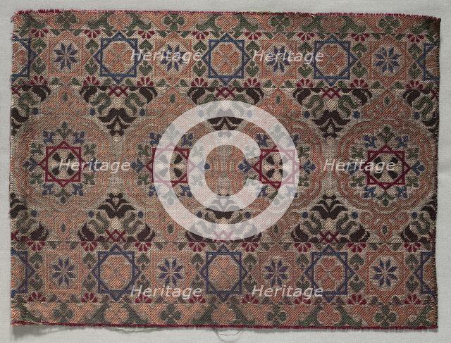 Fragment of Cloth, 19th century. Creator: Unknown.