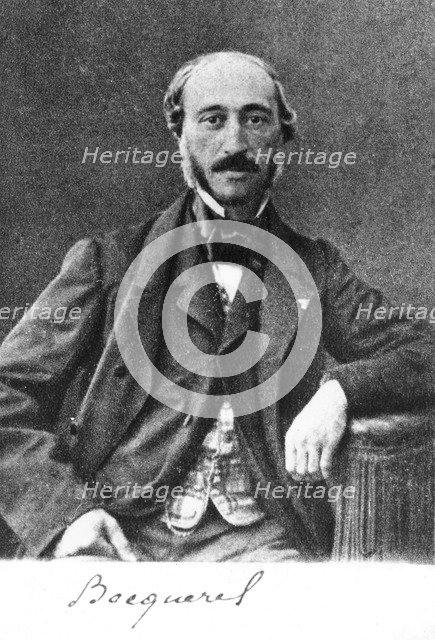 Henri Becquerel, French physicist, c1890s. Artist: Nadar