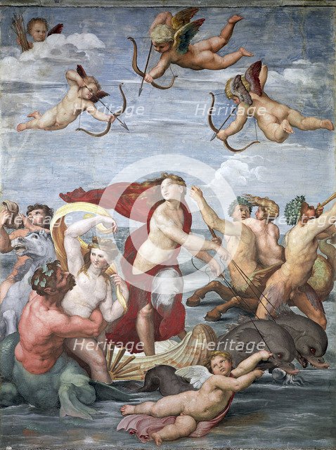 Triumph of Galatea, c. 1512. Artist: Raphael (1483-1520)