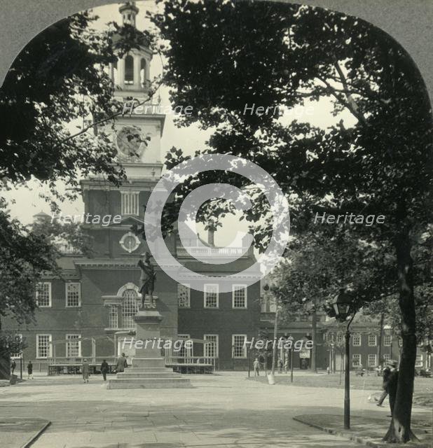 'Independence Hall, where Declaration of Independence Was Signed in 1776, Philadelphia, Pa.', c1930s Creator: Unknown.