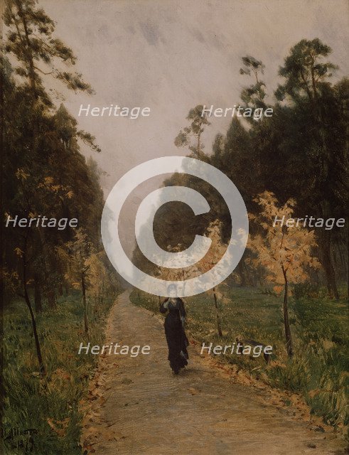 Autumn day. Sokolniki, 1879. Artist: Levitan, Isaak Ilyich (1860-1900)