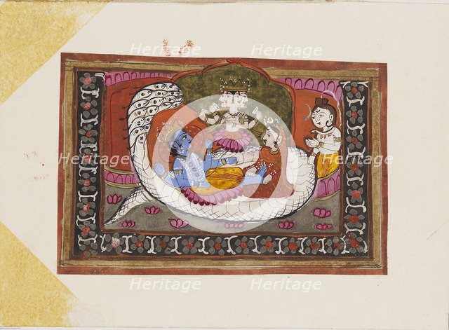 Vishnu Anantasayin, early 19th century. Artist: Unknown.