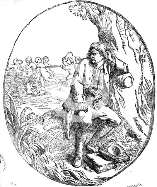 Hood Memorial Relief - "The Dream of Eugene Aram", 1854. Creator: Unknown.