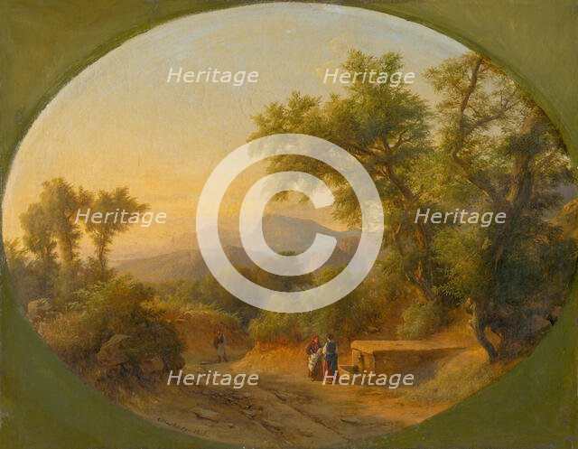 Italian Landscape, 1853. Creator: Karol Marko.