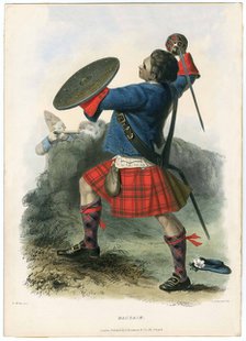 Macbain, from The Clans of the Scottish Highlands, pub. 1845 (colour lithograph)