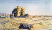 'City of Tombs, Looking towards Sakkara, Cairo', Egypt, 1863.  Artist: Charles Emile de Tournemine