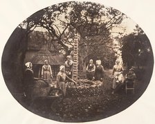 [Women Stacking Carrots], 1854-56. Creator: Louis-Pierre-Théophile Dubois de Nehaut.