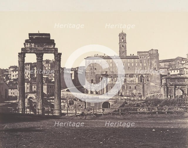 Campo Vaccino (Foro Romano), 1848-52. Creator: Eugène Constant.