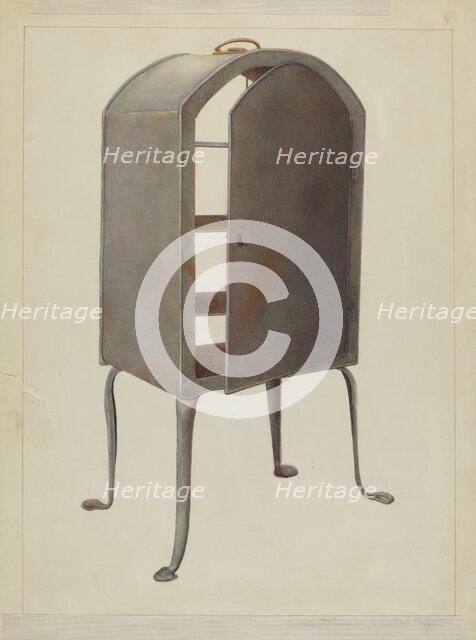 Plate Warmer, 1935/1942. Creator: Samuel Fineman.