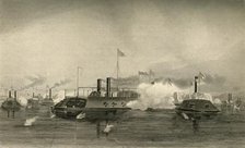 'Action of the Gunboats at Memphis', (1878). Creator: Unknown.