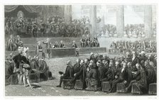 Meeting of the General States on May 5, 1789, engraving from 1853.