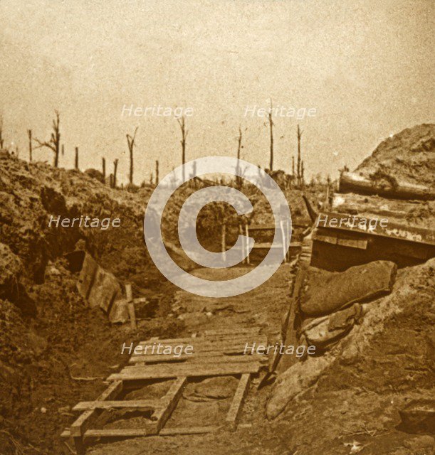 After bombardment, c1914-c1918. Artist: Unknown.