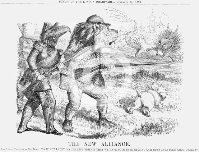 'The New Alliance', 1859. Artist: Unknown