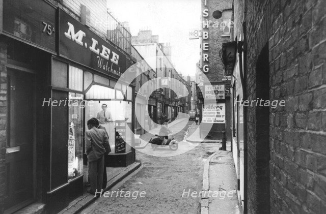 Jewish businesses threatened with closure, Stepney, London, 1967. Artist: Unknown