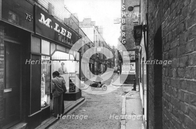 Jewish businesses threatened with closure, Stepney, London, 1967. Artist: Unknown