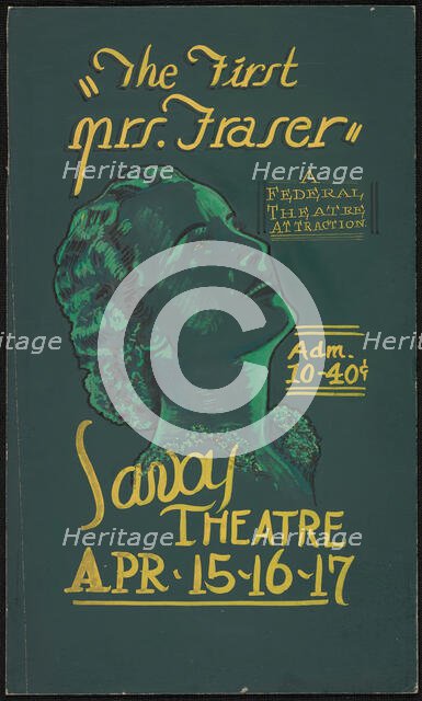 The First Mrs. Fraser, San Diego, 1936. Creator: Unknown.