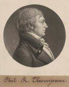 Philip Rootes Thompson, 1806. Creator: Charles Balthazar Julien Févret de Saint-Mémin.