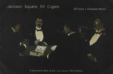 Jackson square 5¢ cigars, c1899. Creator: Unknown.
