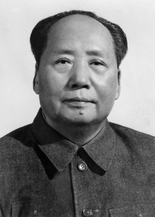 Mao Zedong, Chinese Communist revolutionary and leader, c1950s(?). Artist: Unknown
