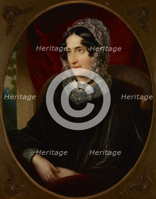 Portrait of Julia Leo, 1845. Creator: Franciszek Ksawery Lampi.