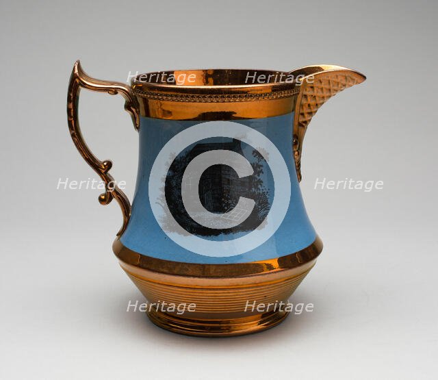 Pitcher, c. 1850. Creator: Unknown.