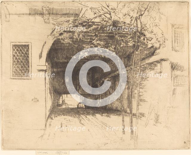 The Traghetto, No.I, 1879/1880. Creator: James Abbott McNeill Whistler.