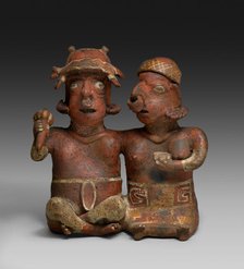 Seated Joined Couple, 200 B.C./A.D. 300. Creator: Unknown.