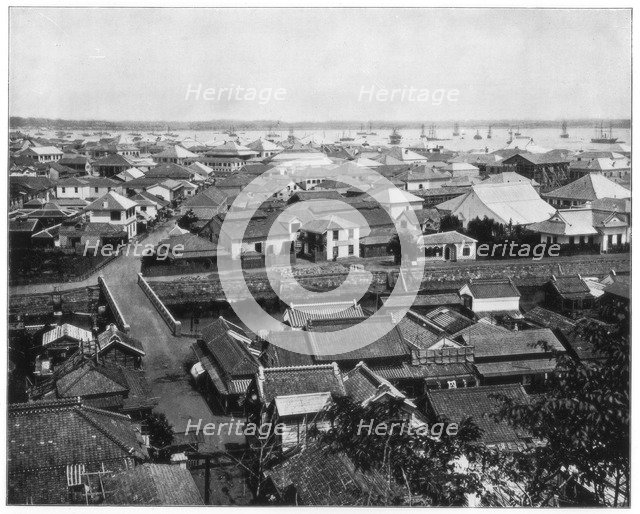 Yokohama, Japan, late 19th century. Artist: John L Stoddard