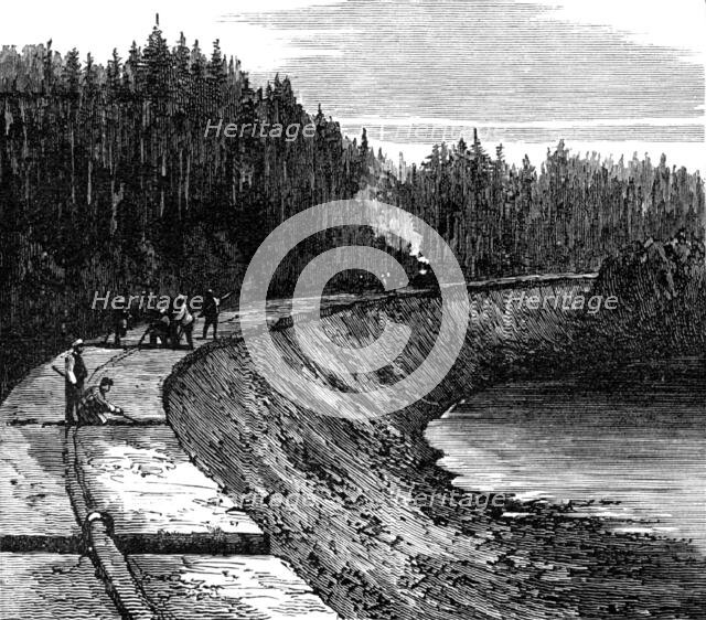 Sketches on the Canadian Pacific railway line, 1883. Creator: William James Palmer.